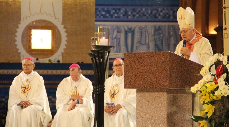 Dom Francisco Biasin preside Santa Missa no 3º dia da Assembleia Geral da CNBB