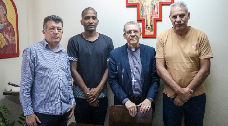 Em audiência, Bispo Diocesano ouve reivindicações do Sindicato dos Metalúrgicos do Sul Fluminense