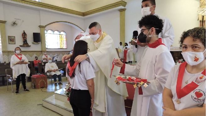 Paróquia São Sebastião-VR realiza admissão de novos membros do Apostolado da Oração