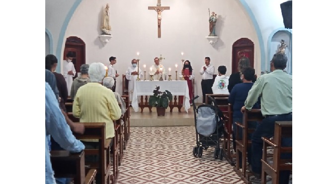 Comunidade Nossa Senhora de Fátima- Getulândia recebe Bispo diocesano